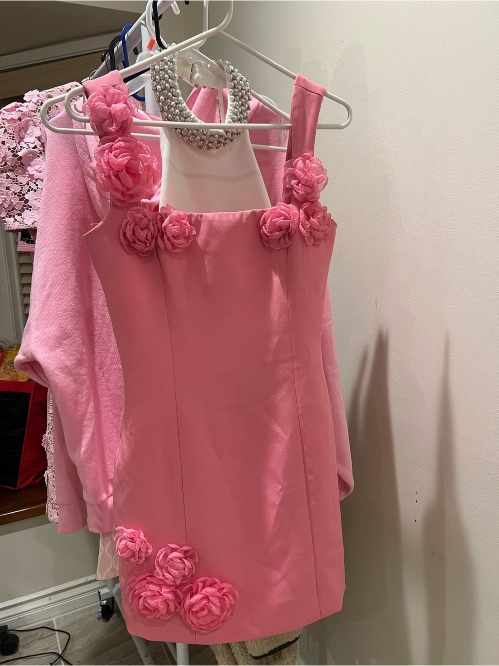 Elliott Trompe pink mini dress XS